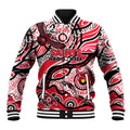 Custom NAIDOC Week 2024 Saints Baseball Jacket Aboriginal Animals Keep The Fire Burning
