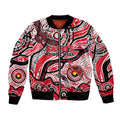 Custom NAIDOC Week 2024 Saints Bomber Jacket Aboriginal Animals Keep The Fire Burning