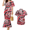 Custom NAIDOC Week 2024 Saints Couples Matching Mermaid Dress and Hawaiian Shirt Aboriginal Animals Keep The Fire Burning