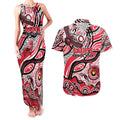 Custom NAIDOC Week 2024 Saints Couples Matching Tank Maxi Dress and Hawaiian Shirt Aboriginal Animals Keep The Fire Burning