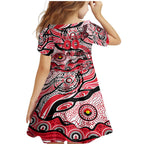 Custom NAIDOC Week 2024 Saints Family Matching Mermaid Dress and Hawaiian Shirt Aboriginal Animals Keep The Fire Burning