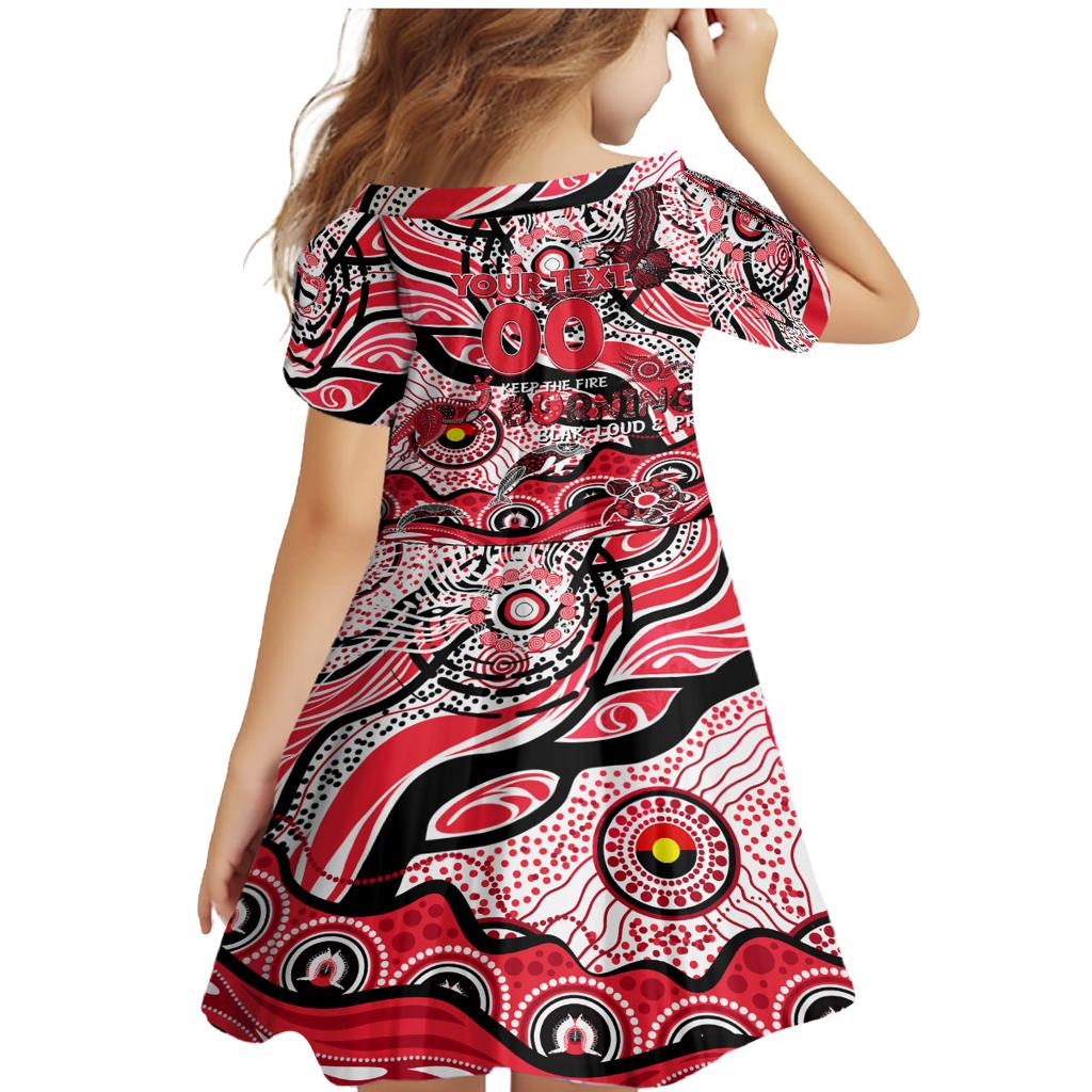 Custom NAIDOC Week 2024 Saints Family Matching Mermaid Dress and Hawaiian Shirt Aboriginal Animals Keep The Fire Burning