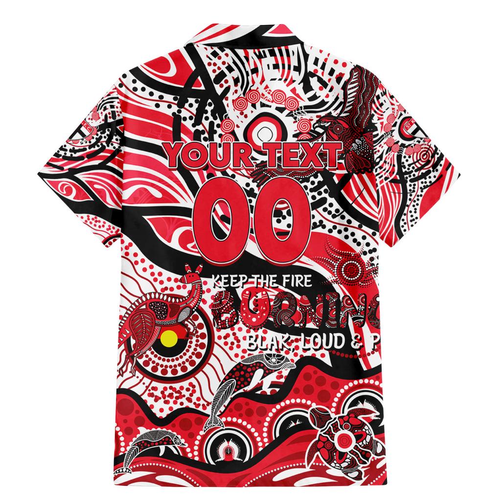 Custom NAIDOC Week 2024 Saints Family Matching Mermaid Dress and Hawaiian Shirt Aboriginal Animals Keep The Fire Burning