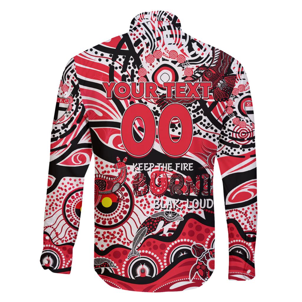 Custom NAIDOC Week 2024 Saints Family Matching Summer Maxi Dress and Hawaiian Shirt Aboriginal Animals Keep The Fire Burning