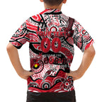 Custom NAIDOC Week 2024 Saints Hawaiian Shirt Aboriginal Animals Keep The Fire Burning