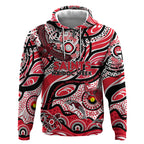 Custom NAIDOC Week 2024 Saints Hoodie Aboriginal Animals Keep The Fire Burning