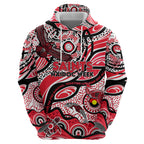 Custom NAIDOC Week 2024 Saints Hoodie Aboriginal Animals Keep The Fire Burning