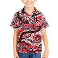 Custom NAIDOC Week 2024 Saints Kid Hawaiian Shirt Aboriginal Animals Keep The Fire Burning