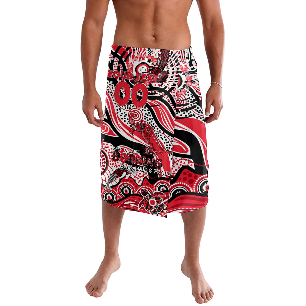 Custom NAIDOC Week 2024 Saints Lavalava Aboriginal Animals Keep The Fire Burning