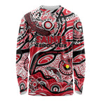 Custom NAIDOC Week 2024 Saints Long Sleeve Shirt Aboriginal Animals Keep The Fire Burning