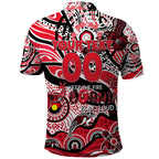 Custom NAIDOC Week 2024 Saints Polo Shirt Aboriginal Animals Keep The Fire Burning