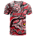 Custom NAIDOC Week 2024 Saints T Shirt Aboriginal Animals Keep The Fire Burning