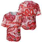 Custom NAIDOC Week 2024 Swans Baseball Jersey Aboriginal Animals Keep The Fire Burning