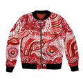 Custom NAIDOC Week 2024 Swans Bomber Jacket Aboriginal Animals Keep The Fire Burning