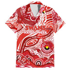 Custom NAIDOC Week 2024 Swans Family Matching Long Sleeve Bodycon Dress and Hawaiian Shirt Aboriginal Animals Keep The Fire Burning