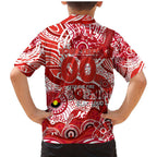 Custom NAIDOC Week 2024 Swans Family Matching Mermaid Dress and Hawaiian Shirt Aboriginal Animals Keep The Fire Burning