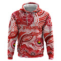 Custom NAIDOC Week 2024 Swans Hoodie Aboriginal Animals Keep The Fire Burning