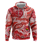 Custom NAIDOC Week 2024 Swans Hoodie Aboriginal Animals Keep The Fire Burning