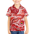 Custom NAIDOC Week 2024 Swans Kid Hawaiian Shirt Aboriginal Animals Keep The Fire Burning