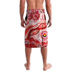 Custom NAIDOC Week 2024 Swans Lavalava Aboriginal Animals Keep The Fire Burning