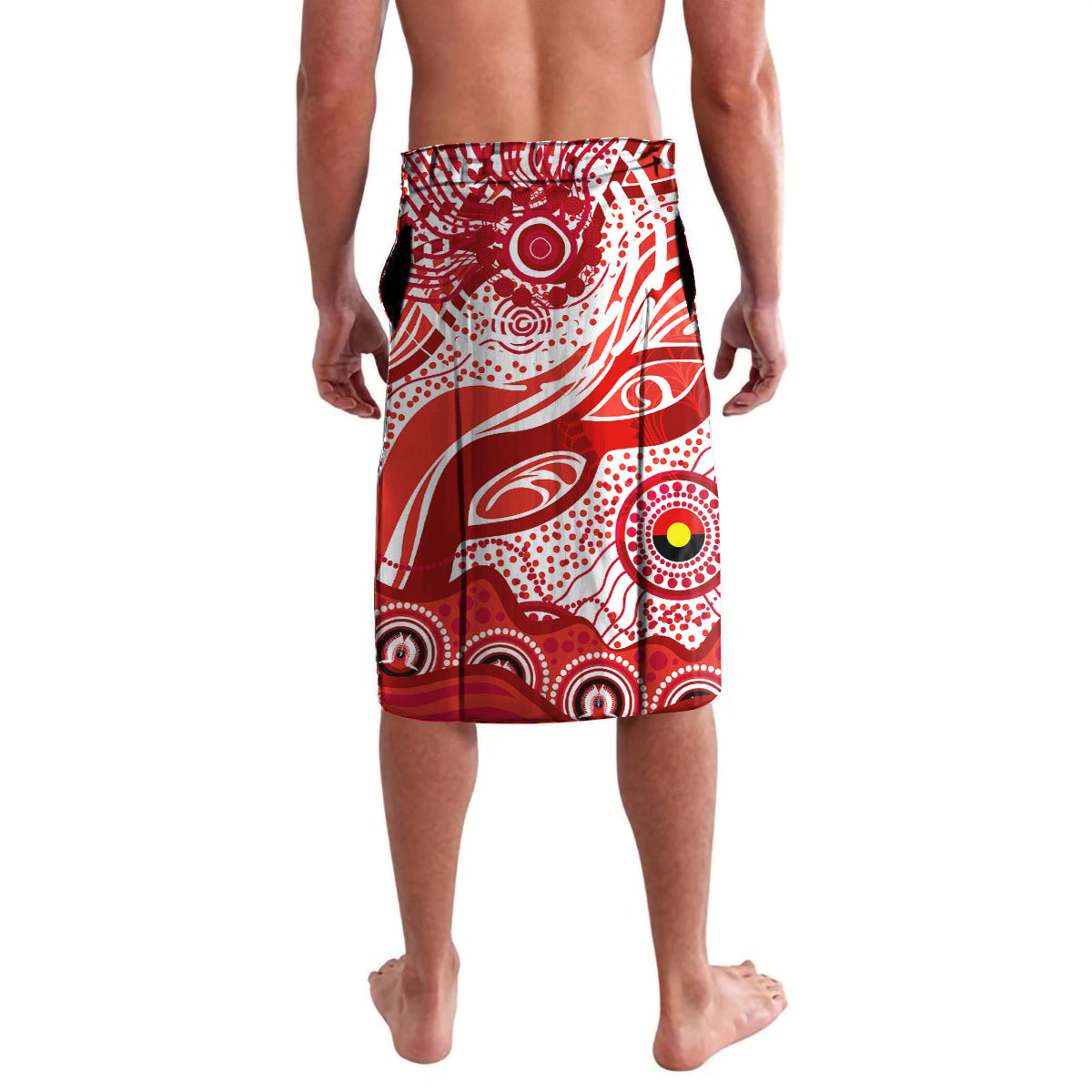 Custom NAIDOC Week 2024 Swans Lavalava Aboriginal Animals Keep The Fire Burning