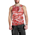 Custom NAIDOC Week 2024 Swans Men Tank Top Aboriginal Animals Keep The Fire Burning