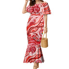Custom NAIDOC Week 2024 Swans Mermaid Dress Aboriginal Animals Keep The Fire Burning