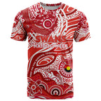 Custom NAIDOC Week 2024 Swans T Shirt Aboriginal Animals Keep The Fire Burning