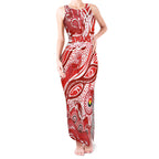 Custom NAIDOC Week 2024 Swans Tank Maxi Dress Aboriginal Animals Keep The Fire Burning