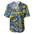 Custom NAIDOC Week 2024 Eagles Baseball Jersey Aboriginal Animals Keep The Fire Burning
