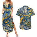Custom NAIDOC Week 2024 Eagles Couples Matching Summer Maxi Dress and Hawaiian Shirt Aboriginal Animals Keep The Fire Burning