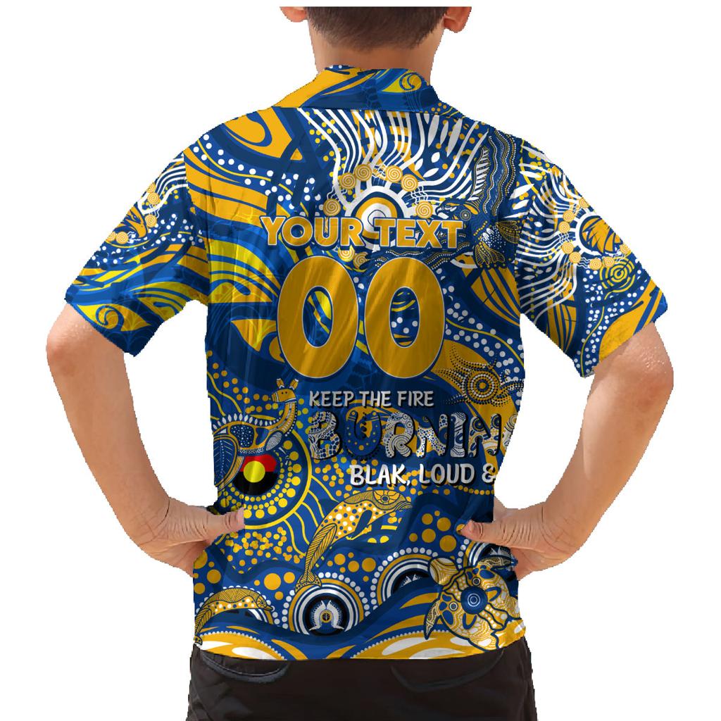 Custom NAIDOC Week 2024 Eagles Family Matching Mermaid Dress and Hawaiian Shirt Aboriginal Animals Keep The Fire Burning