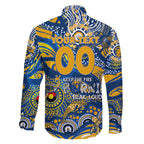 Custom NAIDOC Week 2024 Eagles Family Matching Summer Maxi Dress and Hawaiian Shirt Aboriginal Animals Keep The Fire Burning