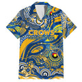 Custom NAIDOC Week 2024 Eagles Family Matching Tank Maxi Dress and Hawaiian Shirt Aboriginal Animals Keep The Fire Burning