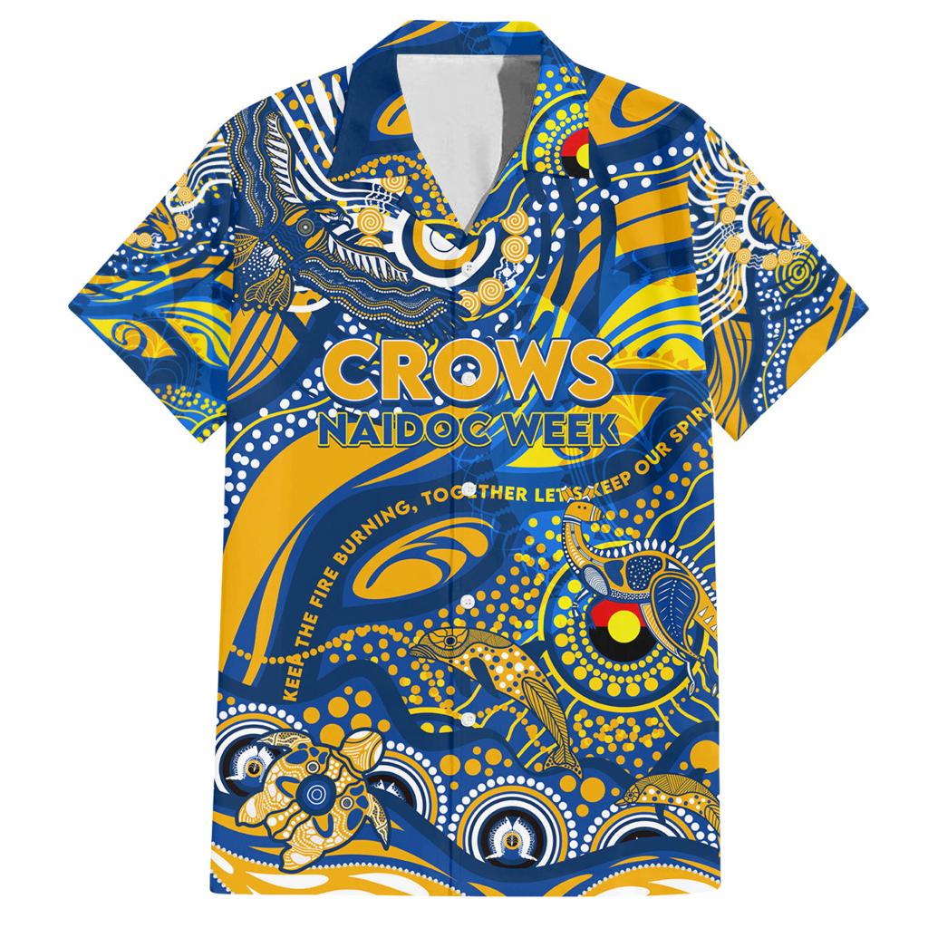 Custom NAIDOC Week 2024 Eagles Family Matching Tank Maxi Dress and Hawaiian Shirt Aboriginal Animals Keep The Fire Burning