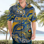 Custom NAIDOC Week 2024 Eagles Hawaiian Shirt Aboriginal Animals Keep The Fire Burning