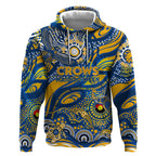 Custom NAIDOC Week 2024 Eagles Hoodie Aboriginal Animals Keep The Fire Burning
