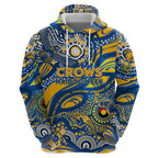 Custom NAIDOC Week 2024 Eagles Hoodie Aboriginal Animals Keep The Fire Burning