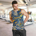 Custom NAIDOC Week 2024 Eagles Men Tank Top Aboriginal Animals Keep The Fire Burning