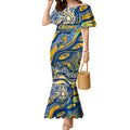 Custom NAIDOC Week 2024 Eagles Mermaid Dress Aboriginal Animals Keep The Fire Burning