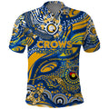 Custom NAIDOC Week 2024 Eagles Polo Shirt Aboriginal Animals Keep The Fire Burning