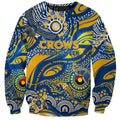 Custom NAIDOC Week 2024 Eagles Sweatshirt Aboriginal Animals Keep The Fire Burning
