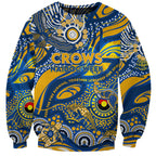 Custom NAIDOC Week 2024 Eagles Sweatshirt Aboriginal Animals Keep The Fire Burning