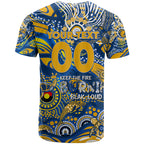 Custom NAIDOC Week 2024 Eagles T Shirt Aboriginal Animals Keep The Fire Burning