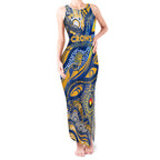 Custom NAIDOC Week 2024 Eagles Tank Maxi Dress Aboriginal Animals Keep The Fire Burning