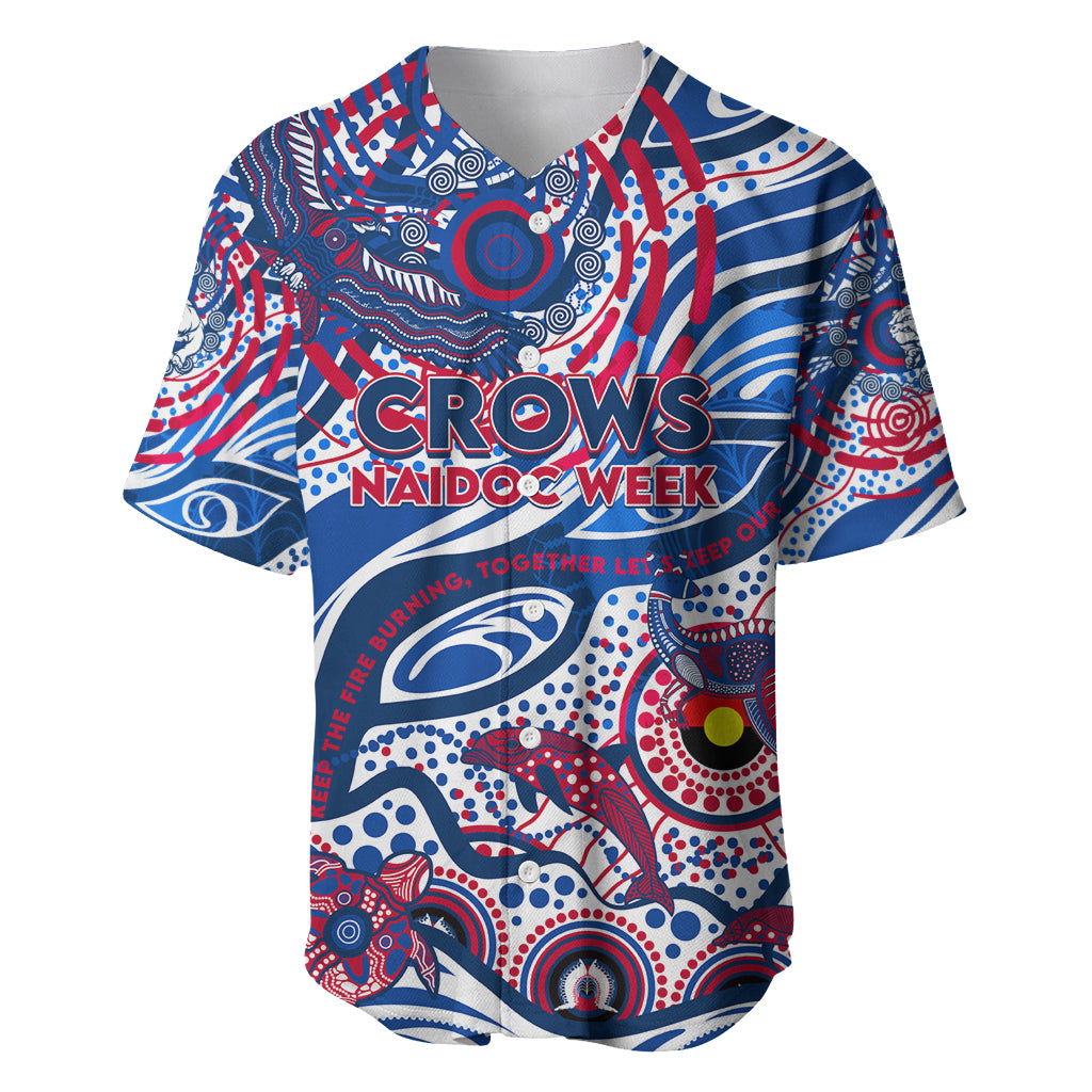 Custom NAIDOC Week 2024 Bulldogs Baseball Jersey Aboriginal Animals Keep The Fire Burning