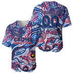 Custom NAIDOC Week 2024 Bulldogs Baseball Jersey Aboriginal Animals Keep The Fire Burning