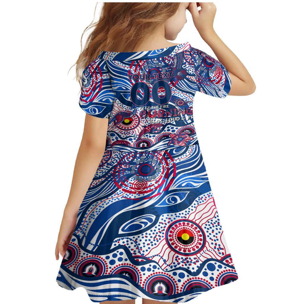Custom NAIDOC Week 2024 Bulldogs Family Matching Mermaid Dress and Hawaiian Shirt Aboriginal Animals Keep The Fire Burning
