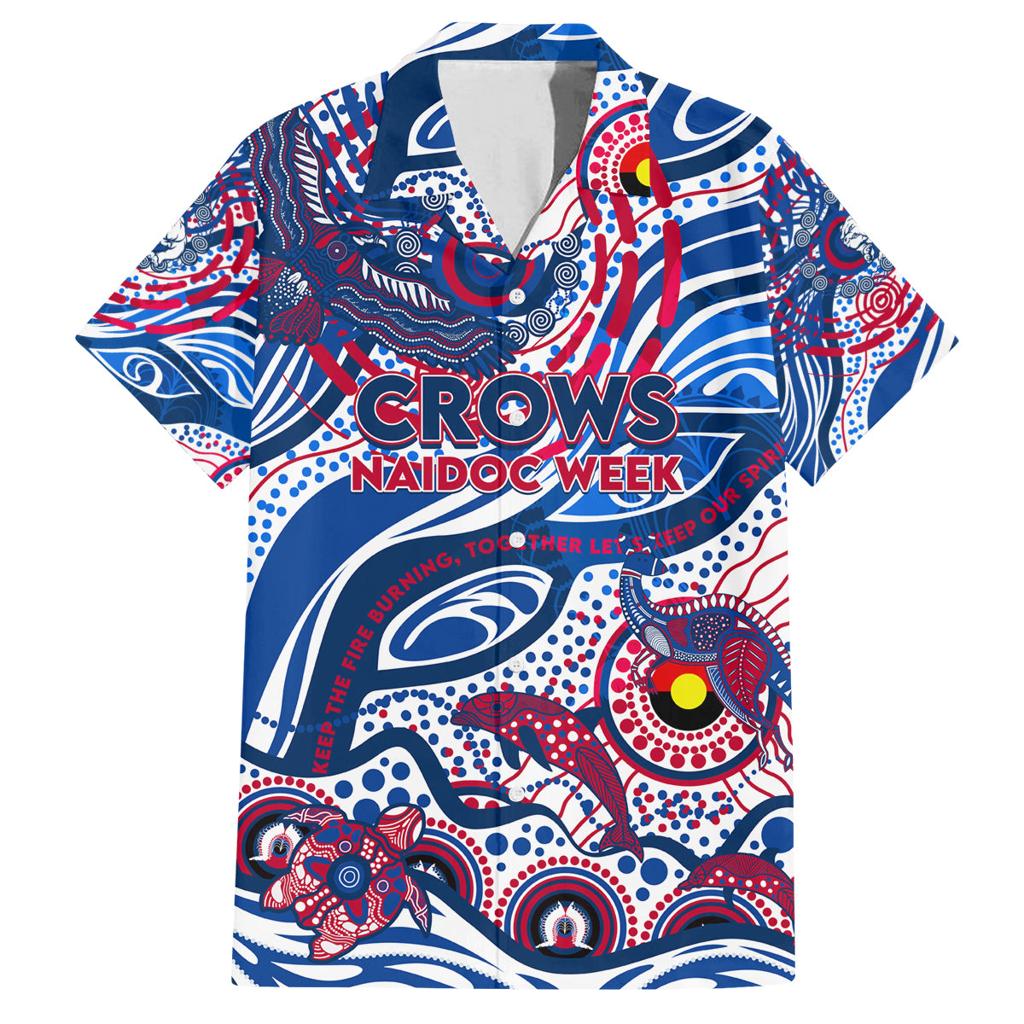 Custom NAIDOC Week 2024 Bulldogs Family Matching Summer Maxi Dress and Hawaiian Shirt Aboriginal Animals Keep The Fire Burning