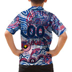 Custom NAIDOC Week 2024 Bulldogs Family Matching Tank Maxi Dress and Hawaiian Shirt Aboriginal Animals Keep The Fire Burning